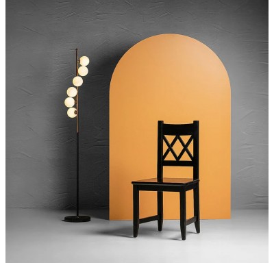 Diana Wooden Chair - Ebony Finish